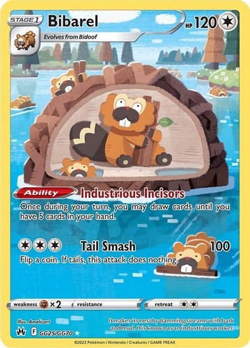 Bibarel gg25 gg70 pokemon - bibarel,